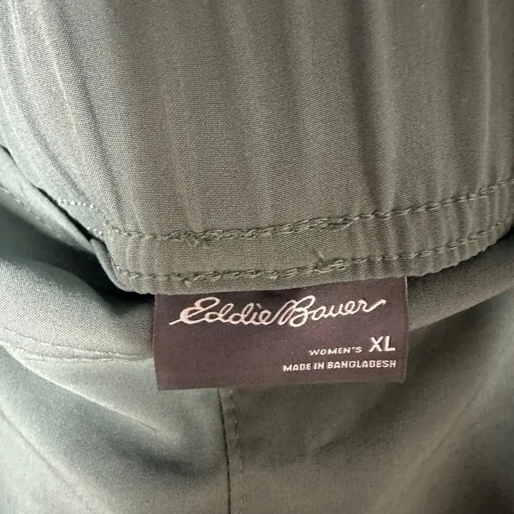 NWT! Eddie Bauer Traveler Ankle Pants, Green, Size XL Women's - Picture 6 of 8